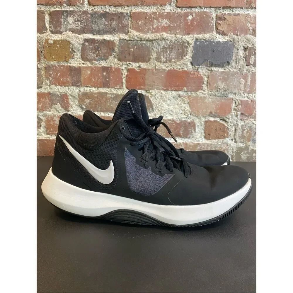 Nike Air Precision 2 Black White Size 9.5 AQ3521-001